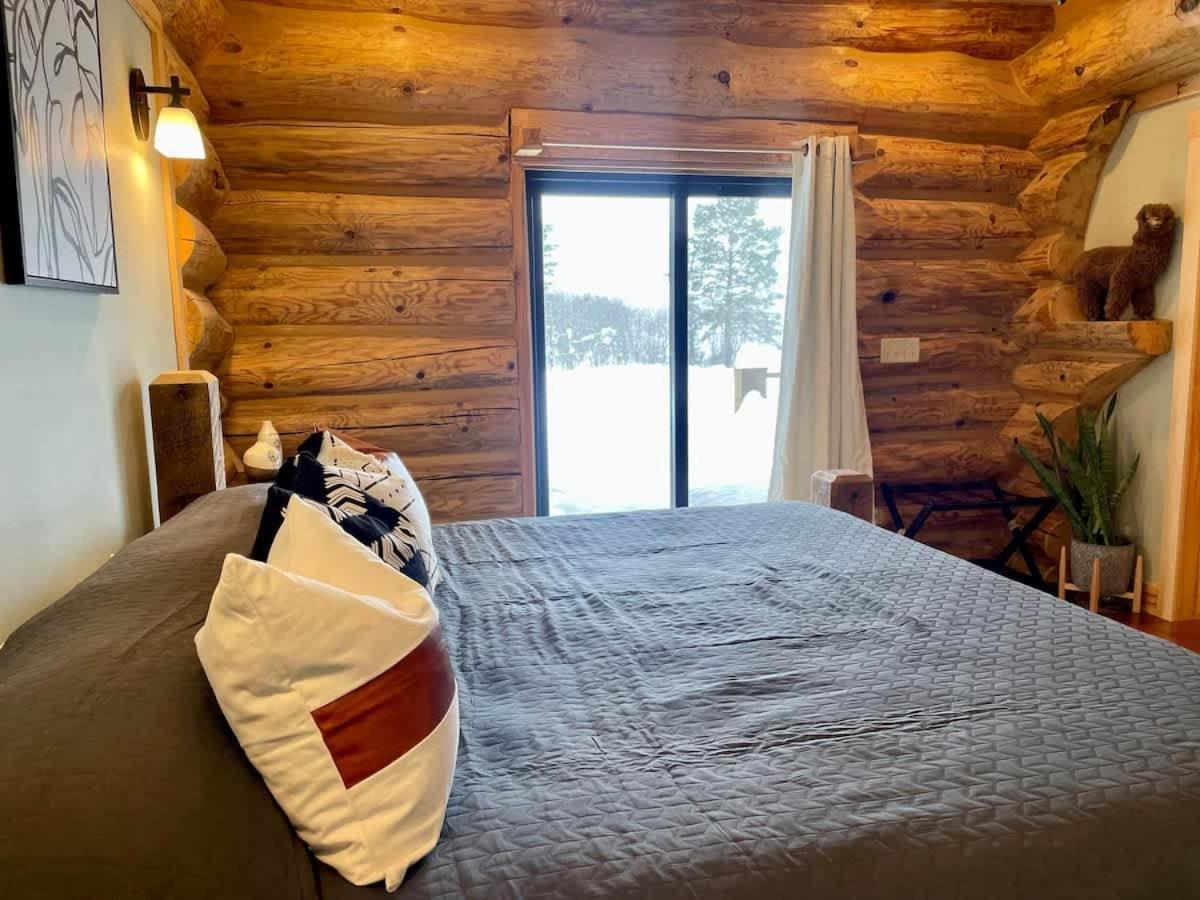 Stunning Log Cabin Getaway At The Hannu Haus Ironwood Εξωτερικό φωτογραφία