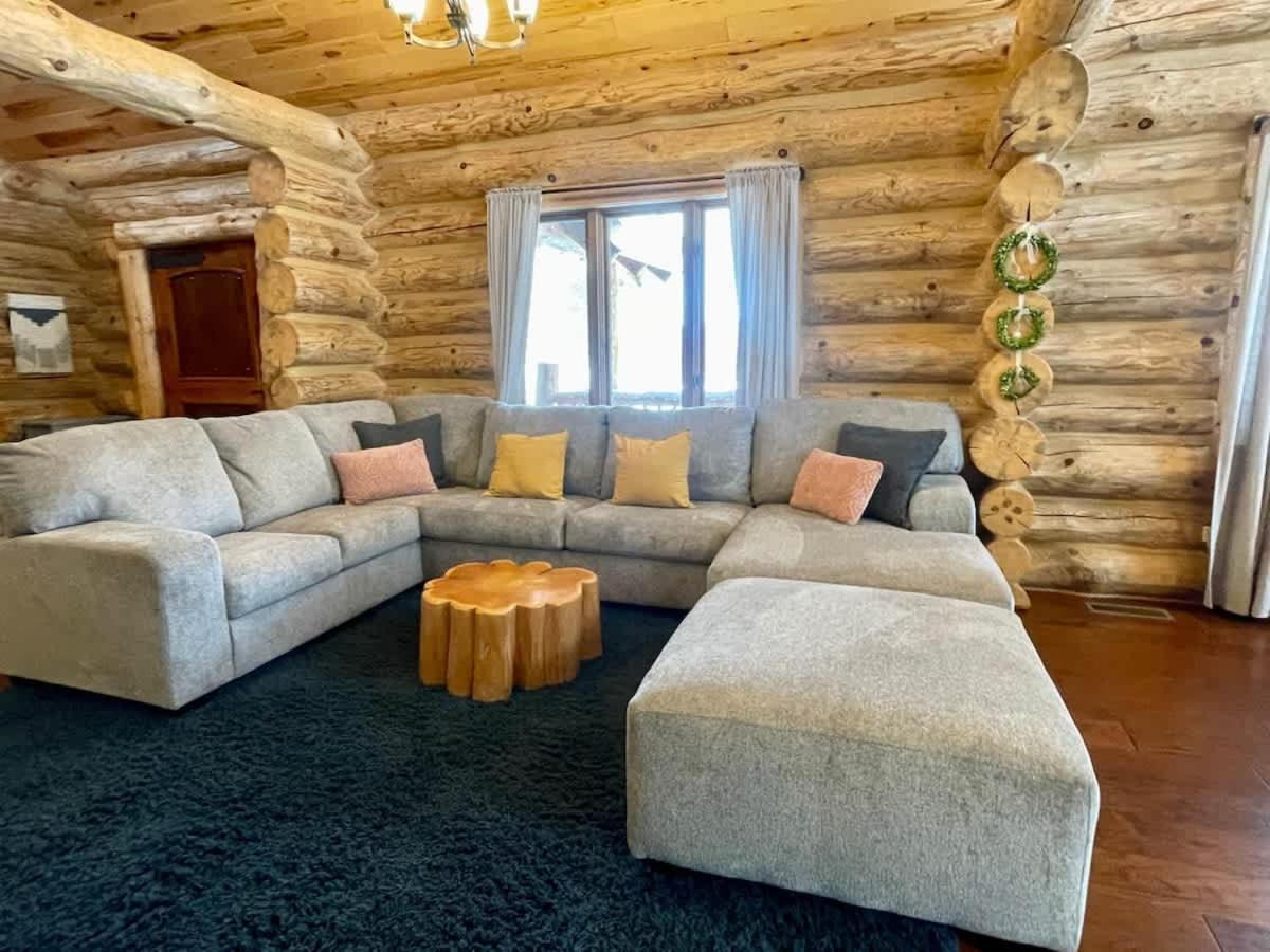 Stunning Log Cabin Getaway At The Hannu Haus Ironwood Εξωτερικό φωτογραφία